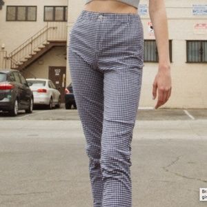 Brandy Melville TILDEN CHECKERED PANTS